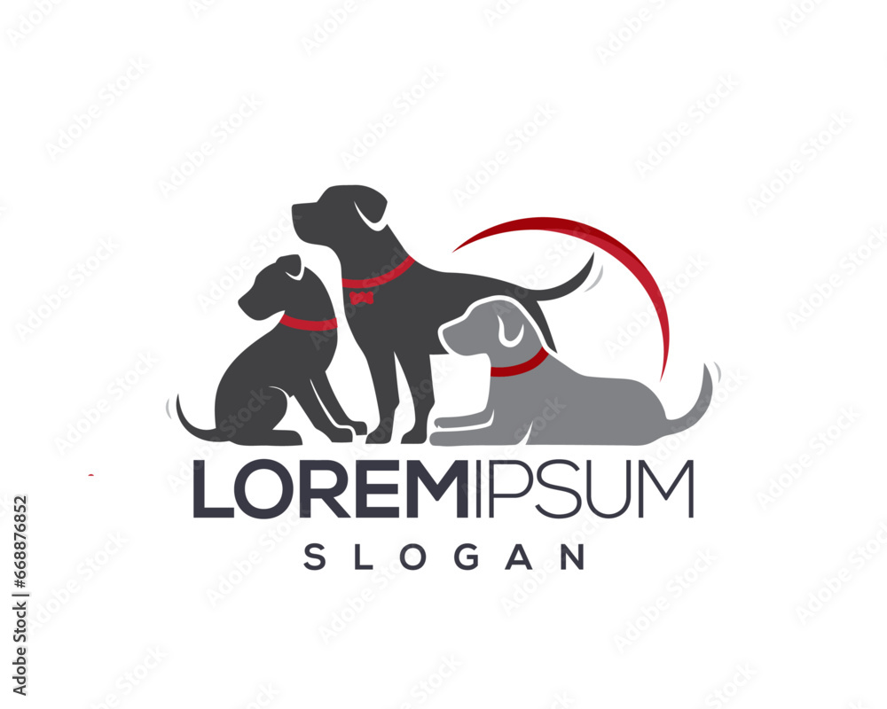 pet logo, dog and cat, dogs and cats