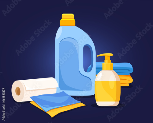 Equipment for house cleaning 
