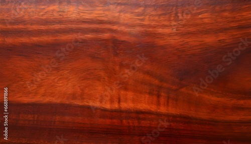 Mahogany Wood Grain Texture. Close-up of polished mahogany wood with fine grain lines