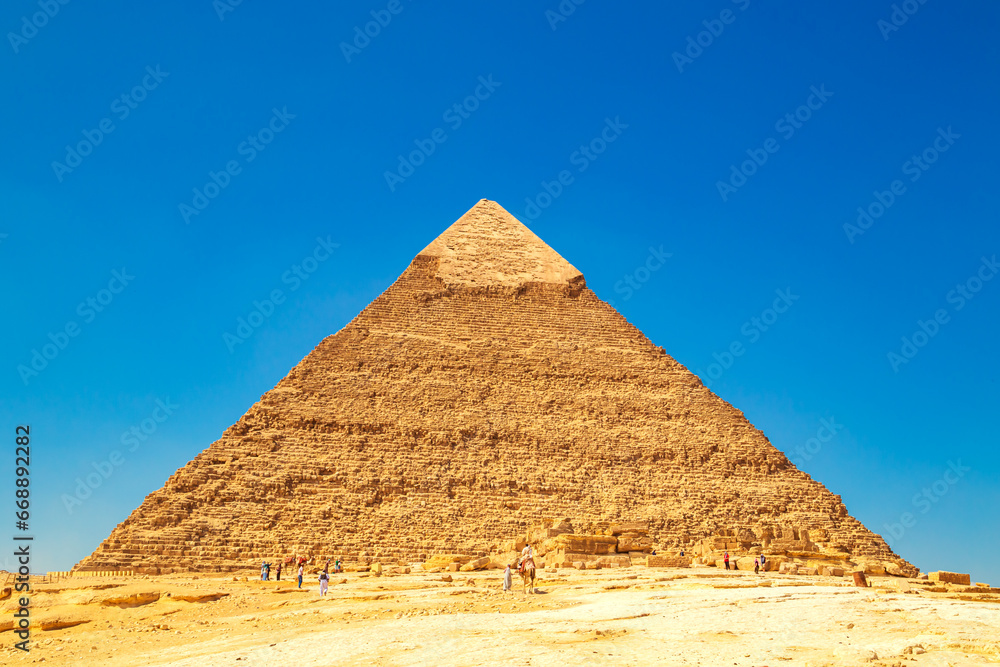 Great Egyptian pyramids. Pyramid of Khafre. Great Egyptian pyramids. Pyramid of Khafre.