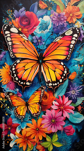 tapeçaria decorativa boho borboleta