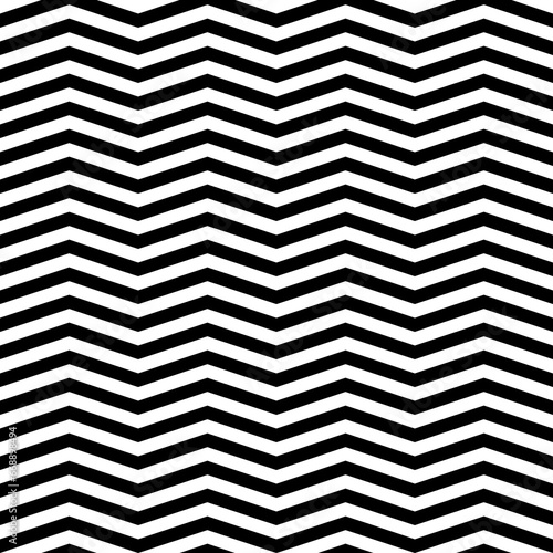 Zigzag lines. Jagged stripes. Seamless surface pattern design with triangular waves ornament. Repeated chevrons wallpaper. Digital paper. Page fills, web designing, textile print. Vector art.