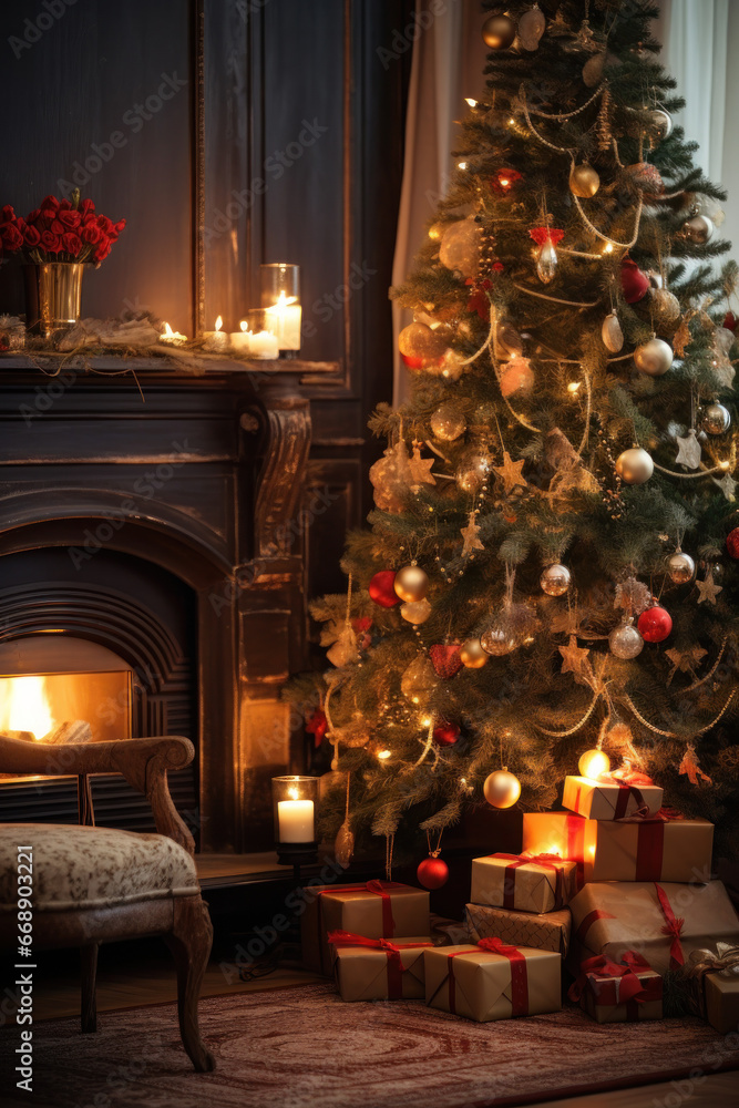 Christmas setting (AI Generated) 