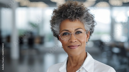 Portrait of a senior African American businesswoman 