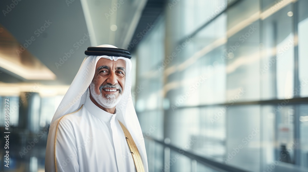 Portrait of a senior Arab businessman Portrait of a senior Arab businessman