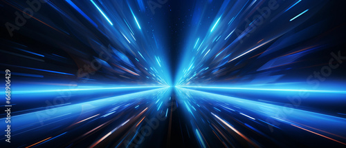 blue abstract light technology background
