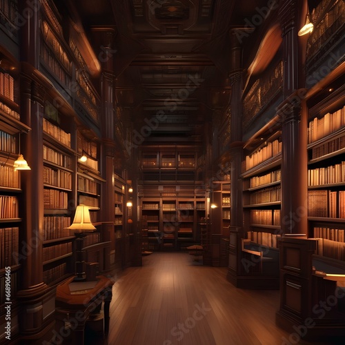 58 Design a pixel art grand library with endless shelves of ancient tomes and scrolls5