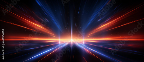 blue abstract light technology background