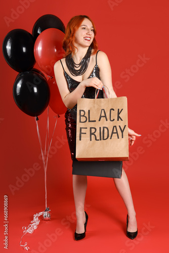 Beautiful young woman with ...