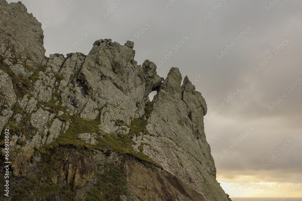 rocks near Cape Ortegal in Galicia, Spain