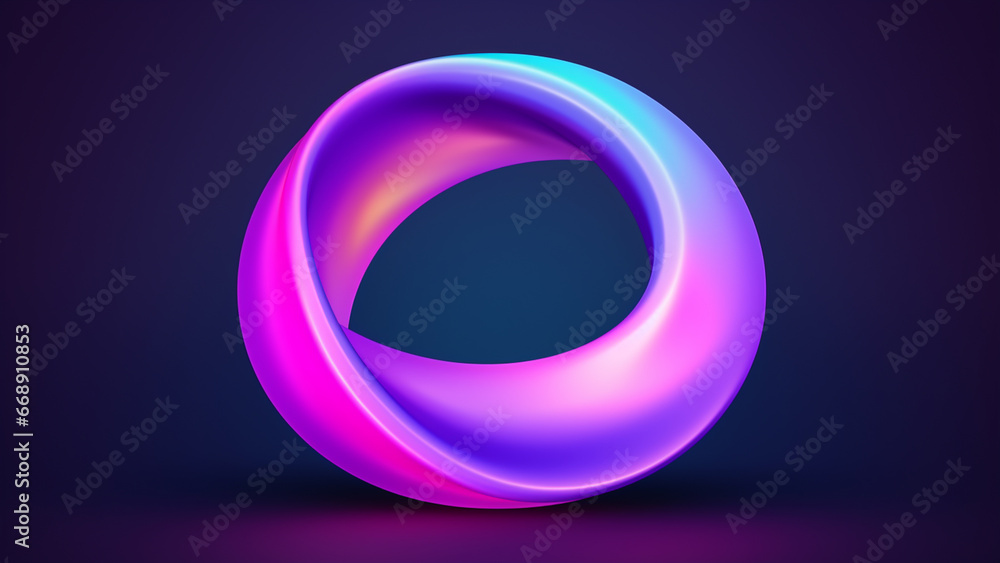 colorful circle technology 3d render colorful circle technology 3d render