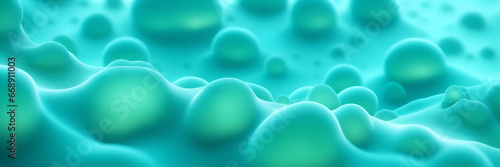 micro landscape of abstract bubbles and goop skin cells rejuvenation 