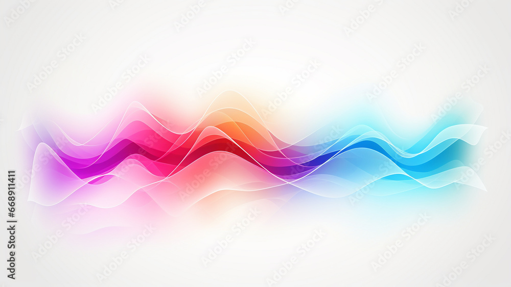 colorful audio wave colorful audio wave