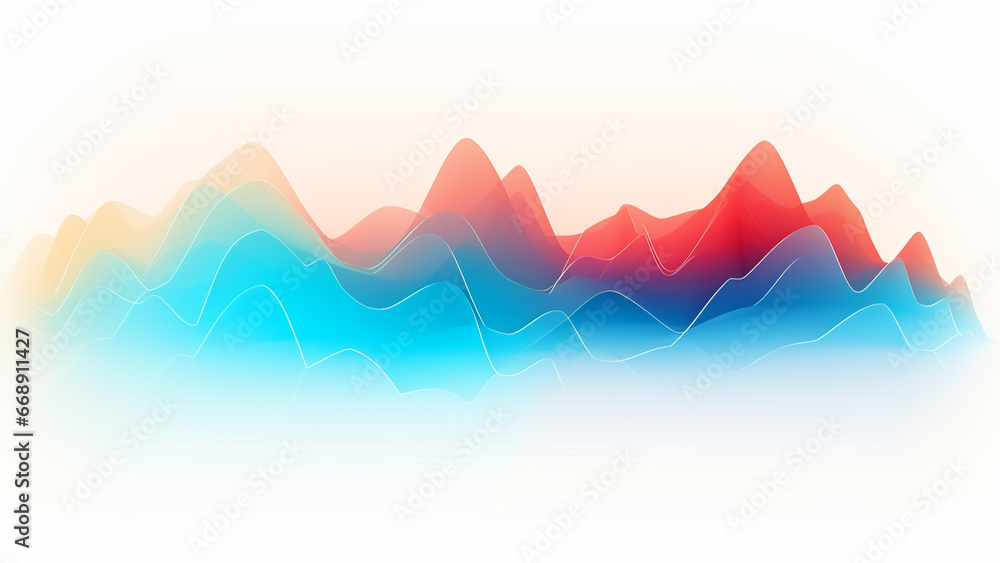 colorful audio wave colorful audio wave