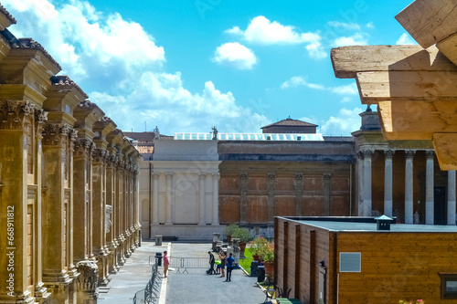 Rome city is the capital of Italy for holidays all year round... Rome city, Italy, 08-05-2017