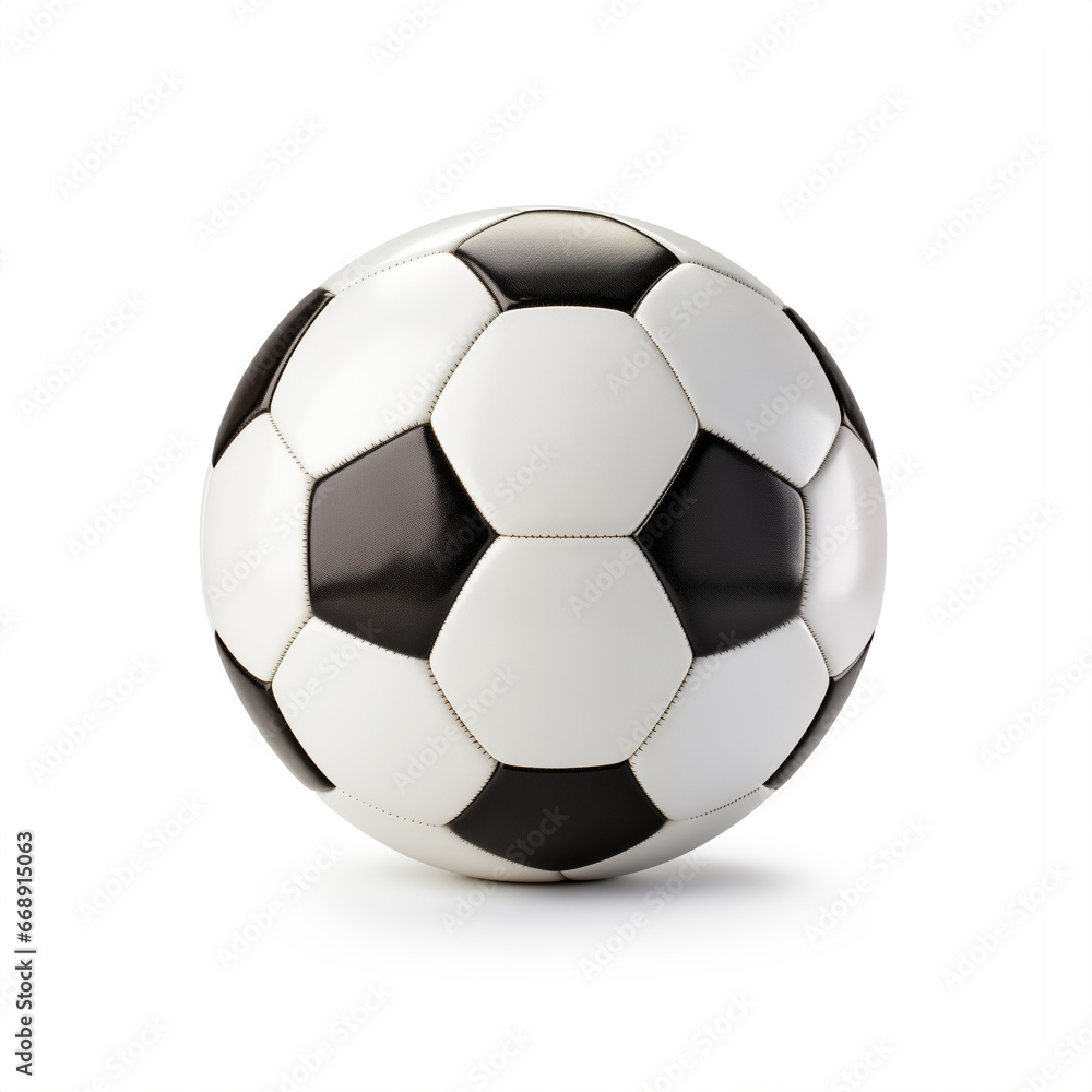 Photo close up soccer ball on white background. Photo close up soccer ball on white background.
