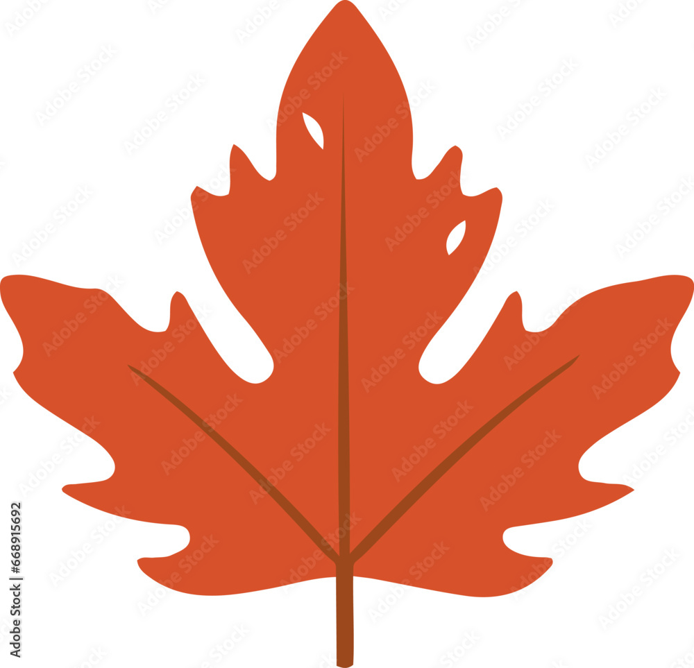 Leaf vector illustration. Autumn leaf design element Leaf vector illustration. Autumn leaf design element