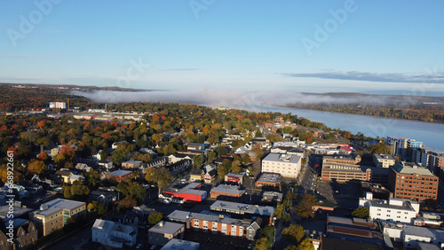 Drone Shot of Fredericton