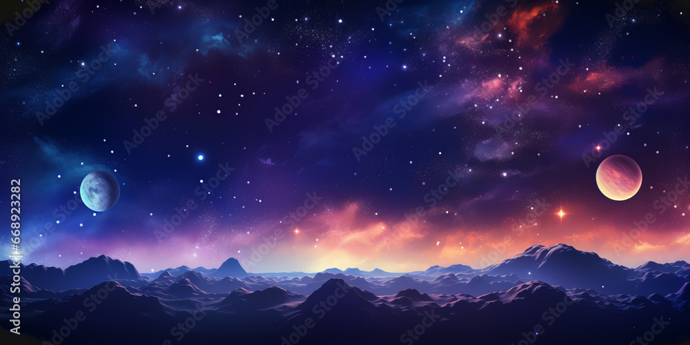 Abstract image of the view deep into the universe. Abstract image of the view deep into the universe.