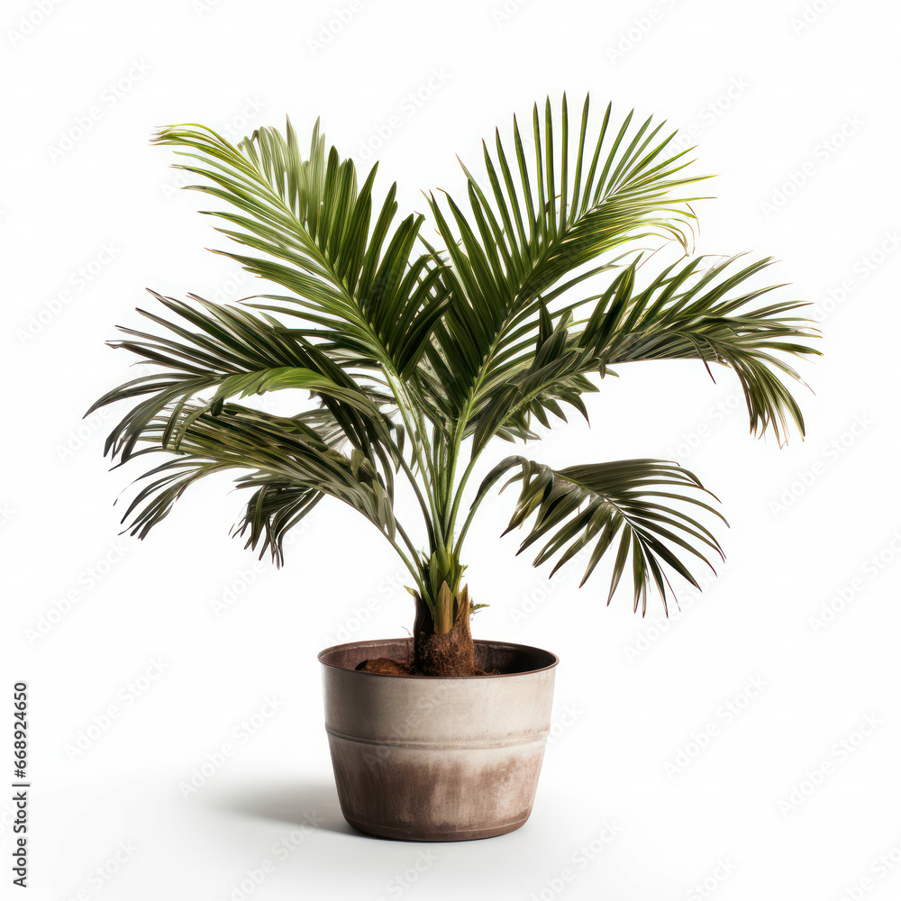 Kentia Palm (Howea forsteriana) Studio Shot Isolated on Clear Background, Generative AI Kentia Palm (Howea forsteriana) Studio Shot Isolated on Clear Background, Generative AI