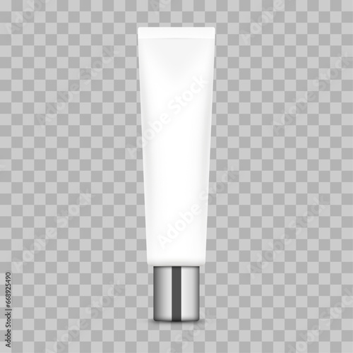 Vector tube for cream mock up vector illustration