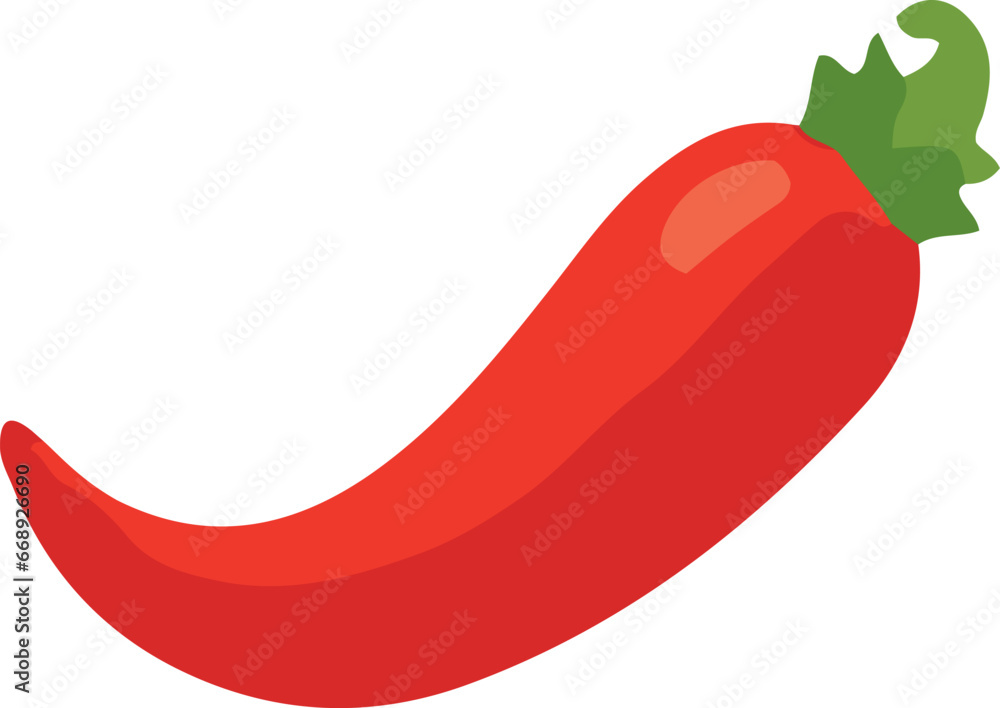 Pepper icon vector illustration. Vegetable isolated design element Pepper icon vector illustration. Vegetable isolated design element