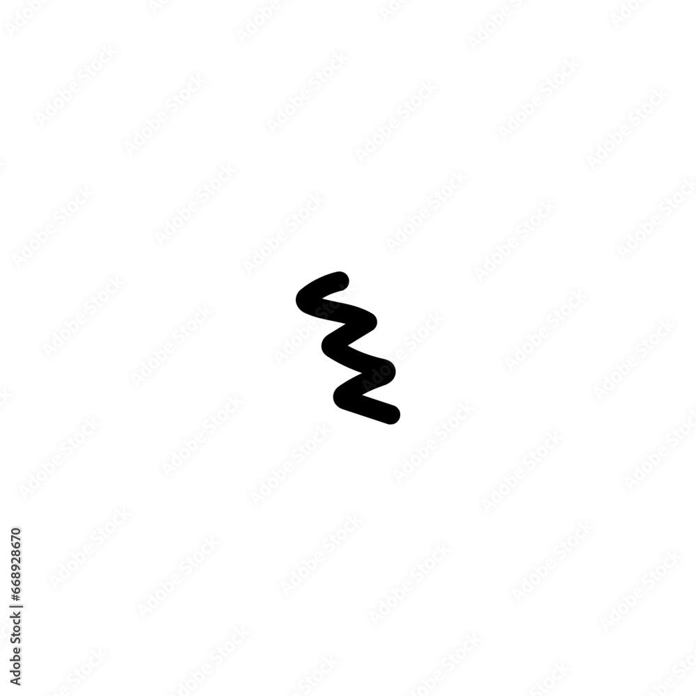 zigzag doodle line group for decoration zigzag doodle line group for decoration