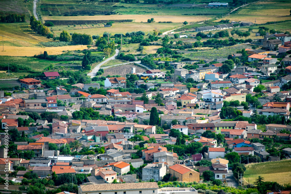 Town of Gergei - Sardinia - Italy