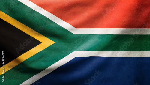 republic of south africa flag photo