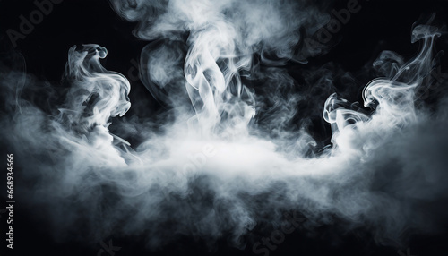 real smoke exploding outwards with empty center dramatic smoke or fog effect for spooky halloween background