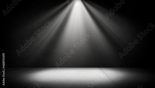 black background with spotlight