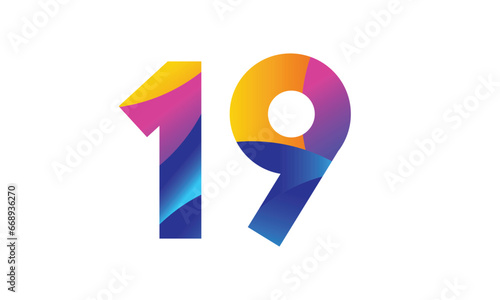 Colorfull Logo Modern Business Innovation Blue