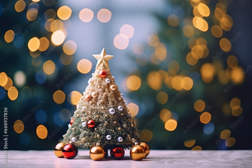Merry Christmas and happy new year background and copy space HDR, generative ai Merry Christmas and happy new year background and copy space HDR, generative ai