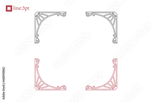 Luxury festive Chinese oriental traditional culture premium classical decoration red gold line art design vector illustration. Covers, greeting cards, logos, packaging, posters, backgrounds -Greeting 