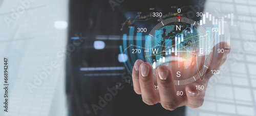 Фотография Business growth, purpose and direction for business development