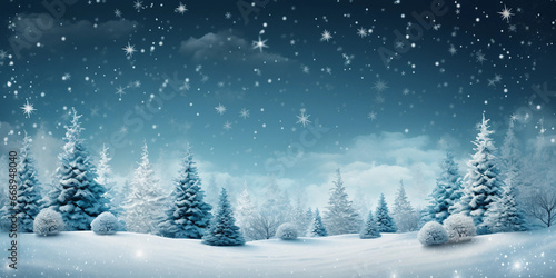 Snowy Christmas Landscape © Ahmad