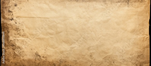 Aged paper sheet with dust and stains vintage art concept