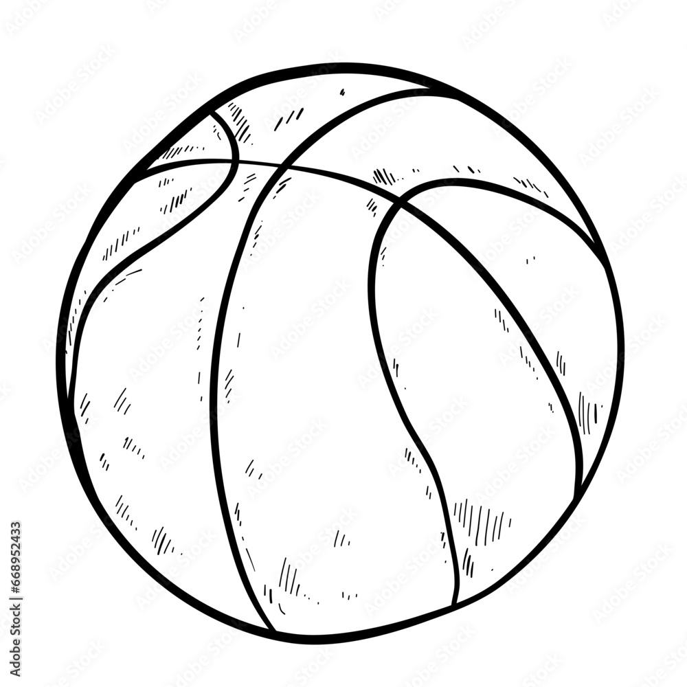 basket ball handdrawn illustration basket ball handdrawn illustration
