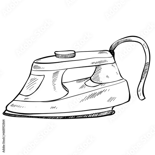 iron hand drawn illustration