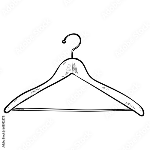hanger hand drawn illustration