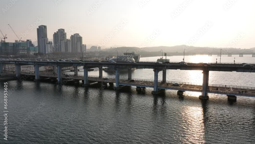 서울 한강 반포 세빛섬 채빛섬 드론 영상 서울 한강 반포 세빛섬 채빛섬 드론 영상