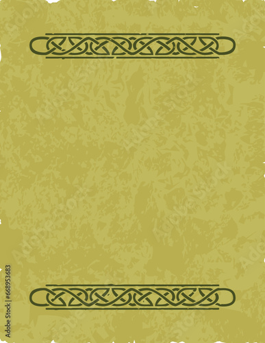 Vertical Celtic Template