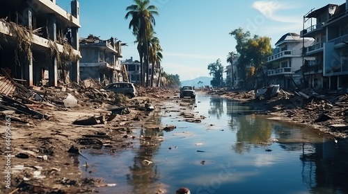 Indian Ocean Earthquake and Tsunami disaster Destroyed Banda Aceh City 