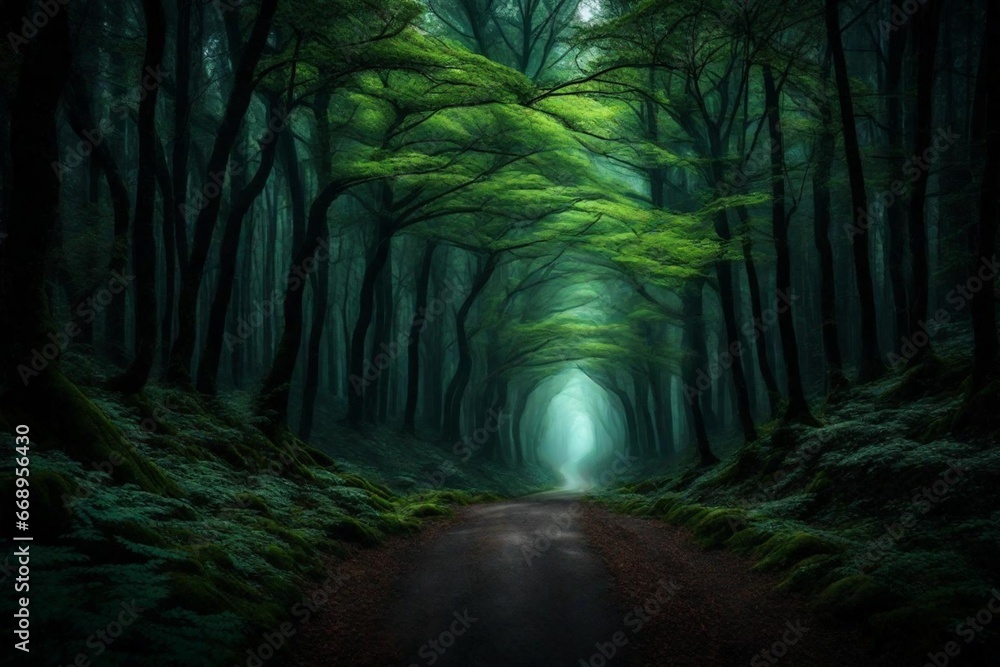 A Serene Journey Through the Enchanting Woodland A Serene Journey Through the Enchanting Woodland
