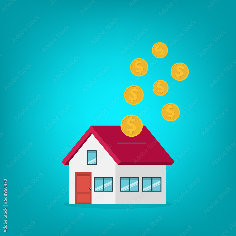 Investment. Investing money in real estate property. Investment. Investing money in real estate property.