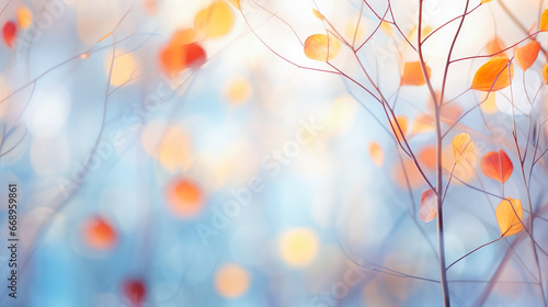Autumn Leaves Abstract Background