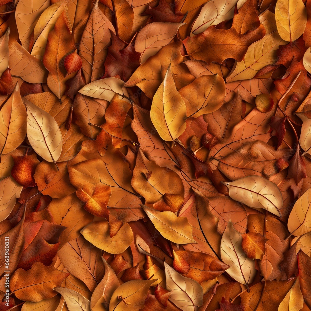 dry leaf illustration background