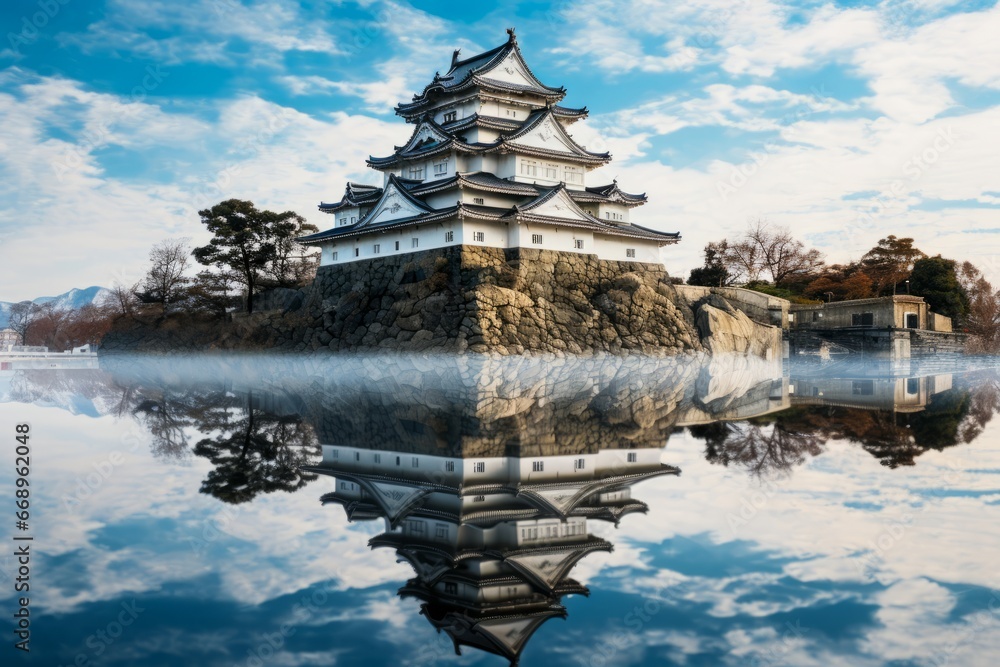 Fototapeta premium 幻想的な城