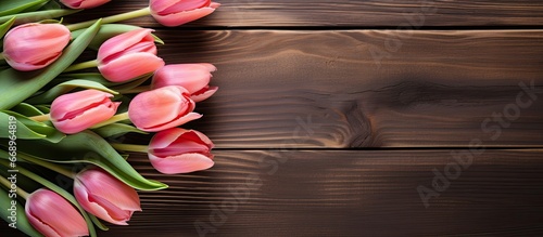 Tulips on a table