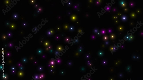 Wallpaper Mural Colorful glitter particles background. Multicolor sparkling particles background. Seamless loop Torontodigital.ca
